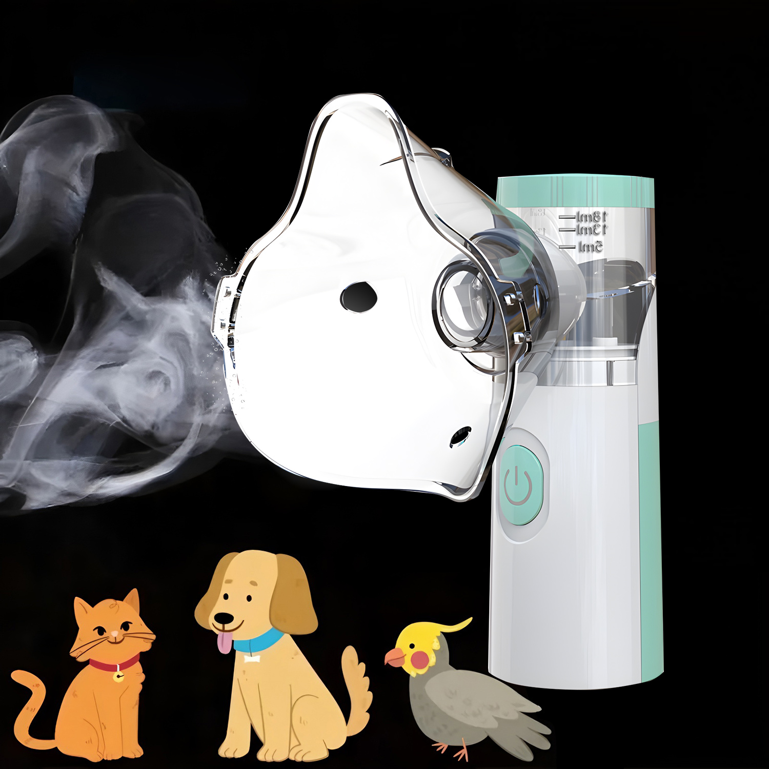 Medical Lab Machines - Máquina nebulizadora portátil para animais de