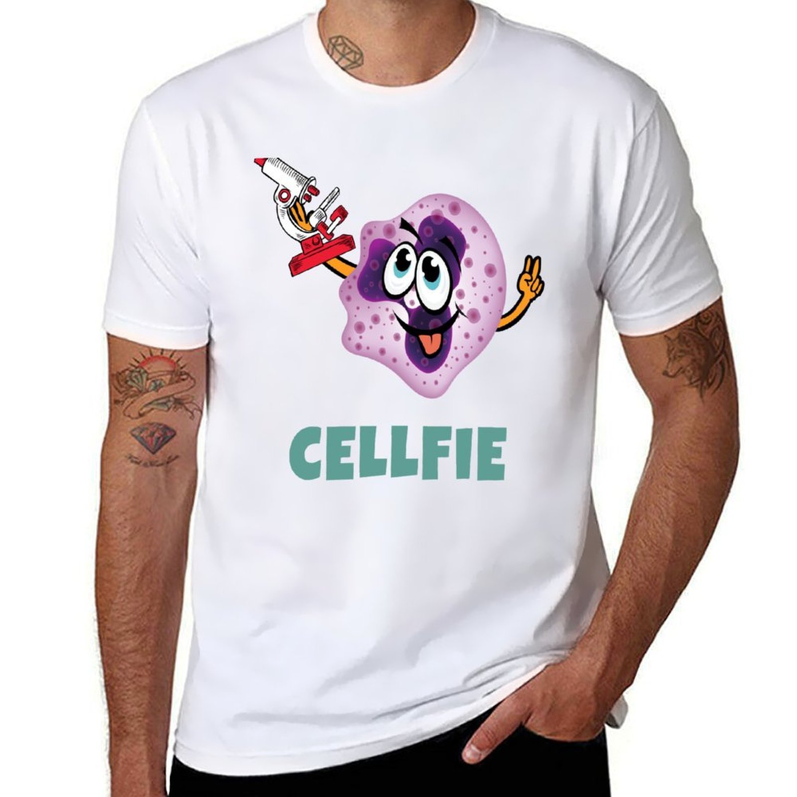 Medical Laboratory Scientist - Laboratório médico cientista tech celfeie camiseta