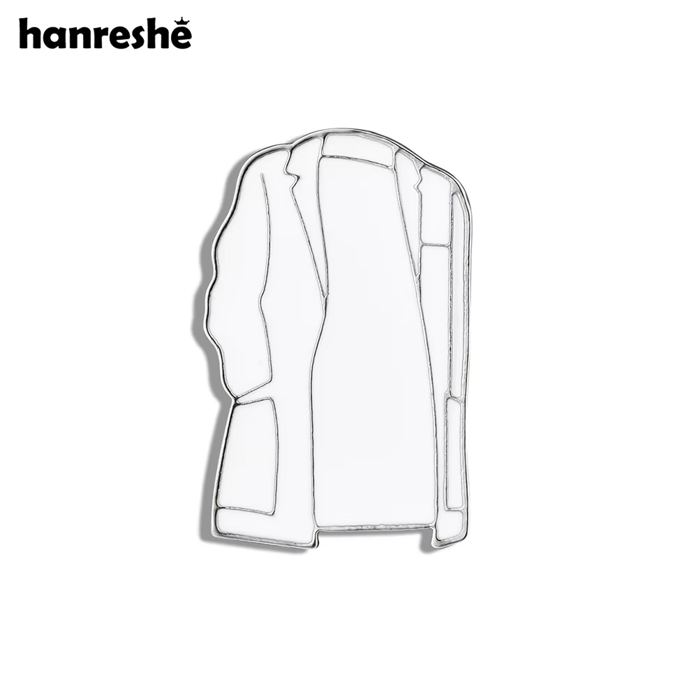 Medical Laboratory Scientist - Hanreshe-Pin de broche esmaltado, casaco branco,