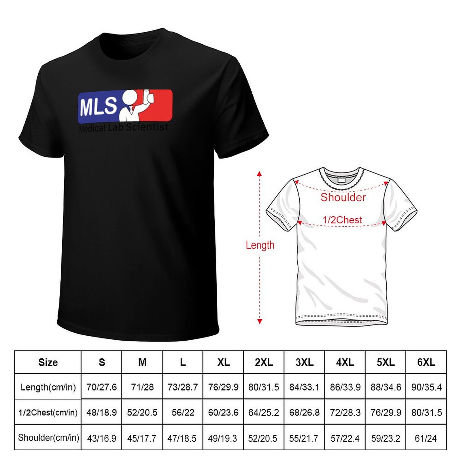 Camiseta de cientista de labor - Medical Laboratory Scientist avaliação e preço