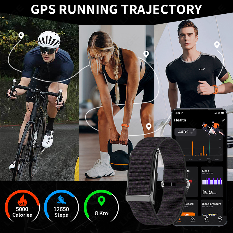 LIGE 100+ Esporte Rastreador d - Blood Pressure Monitor avaliação e preço
