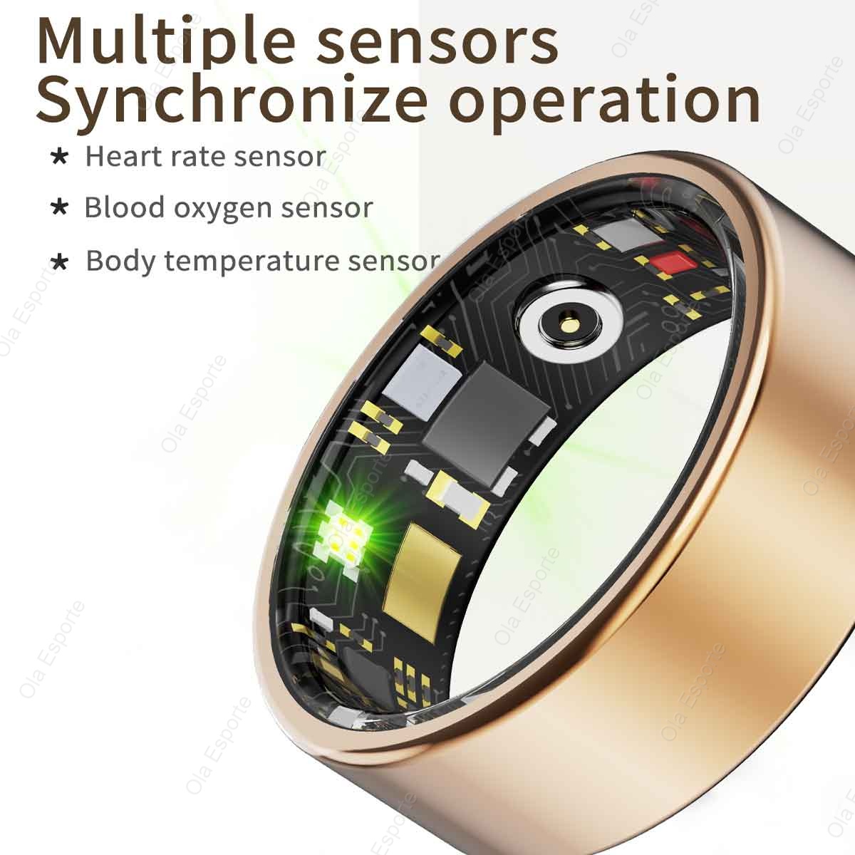 Anel Inteligente de Liga de Ti - Blood Pressure Monitor avaliação e preço
